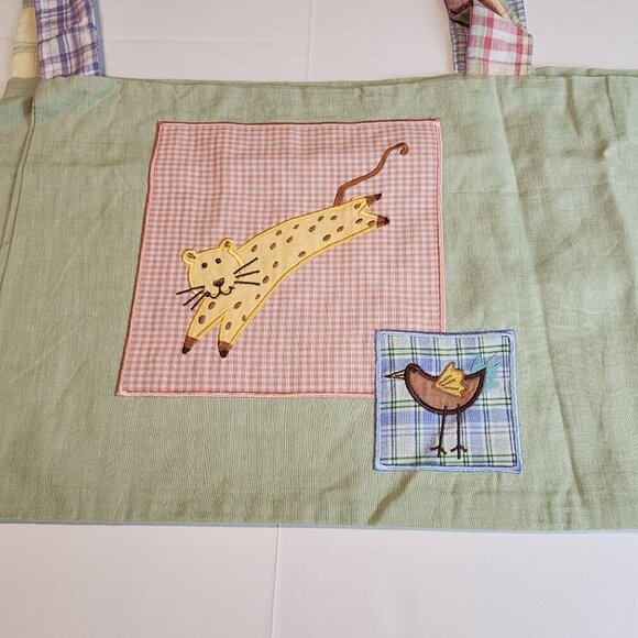 2 Kids Line window valances safari animals Boy Girl room hippo elephant unisex - Picture 3 of 10